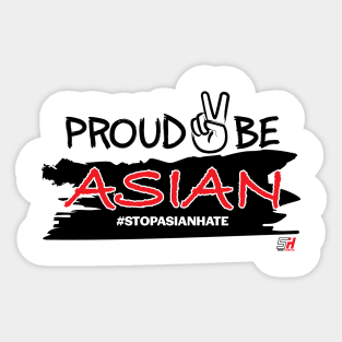 Proud 2 (Peace) Asian Sticker